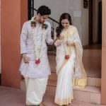 “Malayalam Singer Anju Joseph Marries Aditya: A Beautiful Celebration in White”